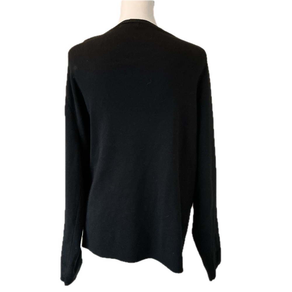 Grace Elements Classic Black Open Front Silk Blen… - image 3